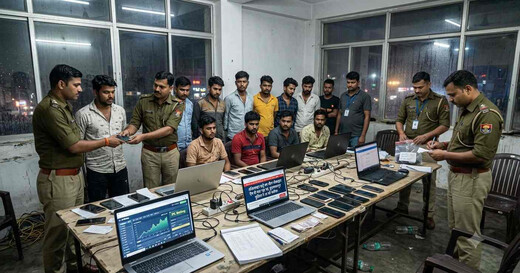 मोबाइल ऐप से चल रहा था ऑनलाइन सट्टे का खेल, मुजफ्फरपुर पुलिस ने 12 को दबोचा